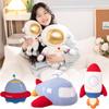 Weltraum-Astronaut Kissen Plüschtier Mit Logo-Druck Lustiges Und Interaktives Kindergeschenk