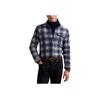 Polo Ralph Lauren Plaid Single-Breasted Point Collar Long Sleeve Shirt Men shirts Navy-Blue 710881648-007