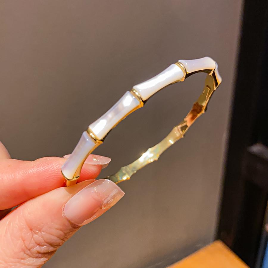 

Медный Браслет Без Ип С Позолотой Для Модных Украшений И Элегантного Стиля золотой