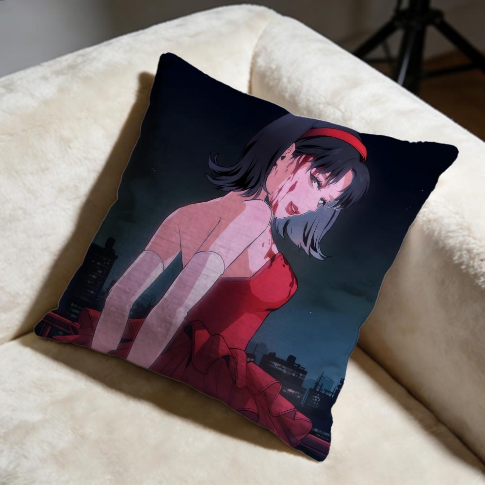 Trendy Pperfect Blueew Cushion Cover Soft Decorative Pillow Case Suitable for Bedroom Sofa Car Travel Use