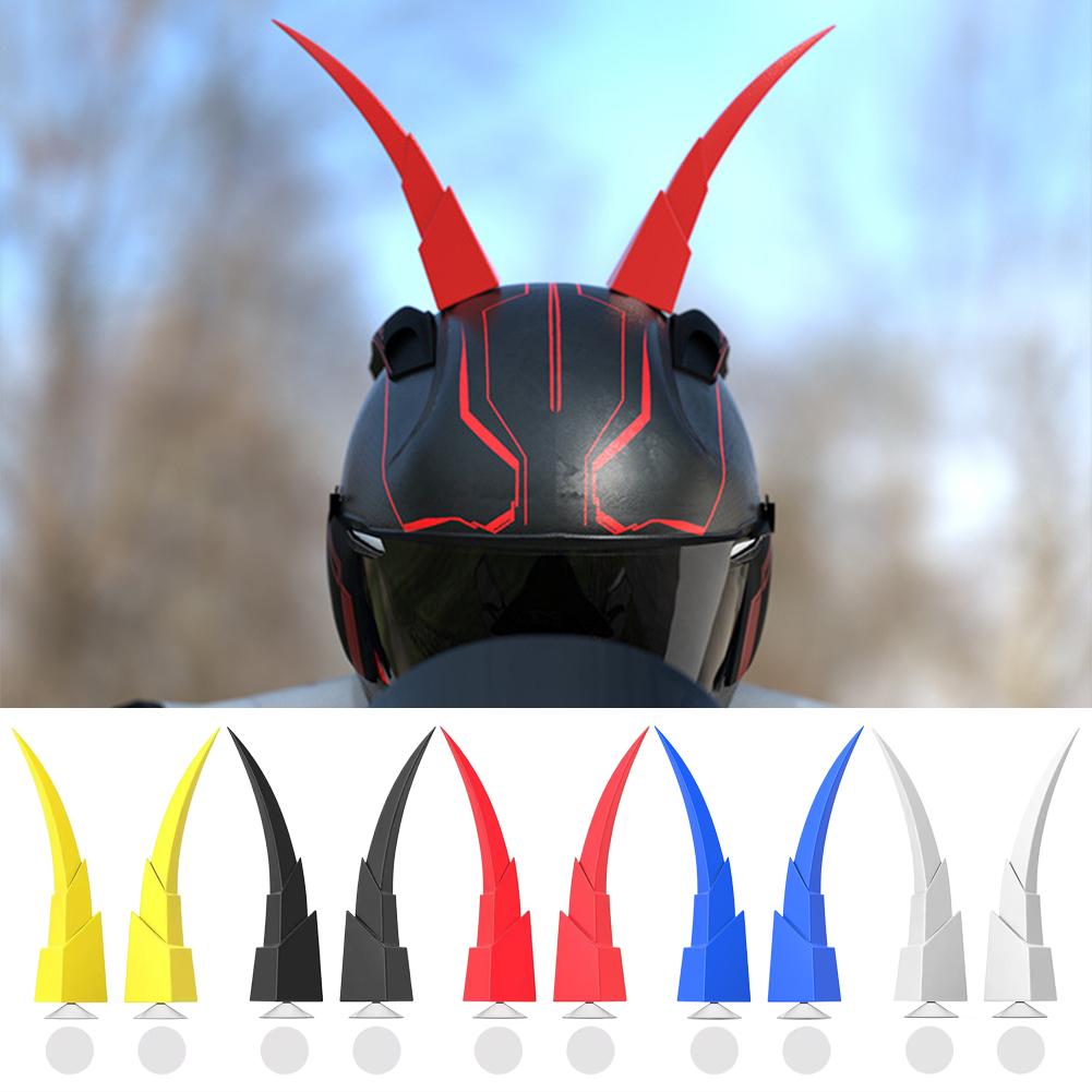 1Pair Motorcycle Helmet Devil Horns Decor Universal Suction Cup Bull Horns for Motorbike, Electric Scooter & Bike Helmet St T1V9