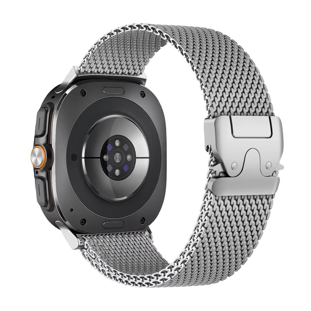 Parachute Buckle Straps for Samsung Galaxy watch ultra 47mm belt milanese loop bracelet correa Galaxy watch 7 ultra 47mm band