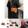 Chic And Versatile Crocodile Texture Handbag For Women With Simple Urban Style