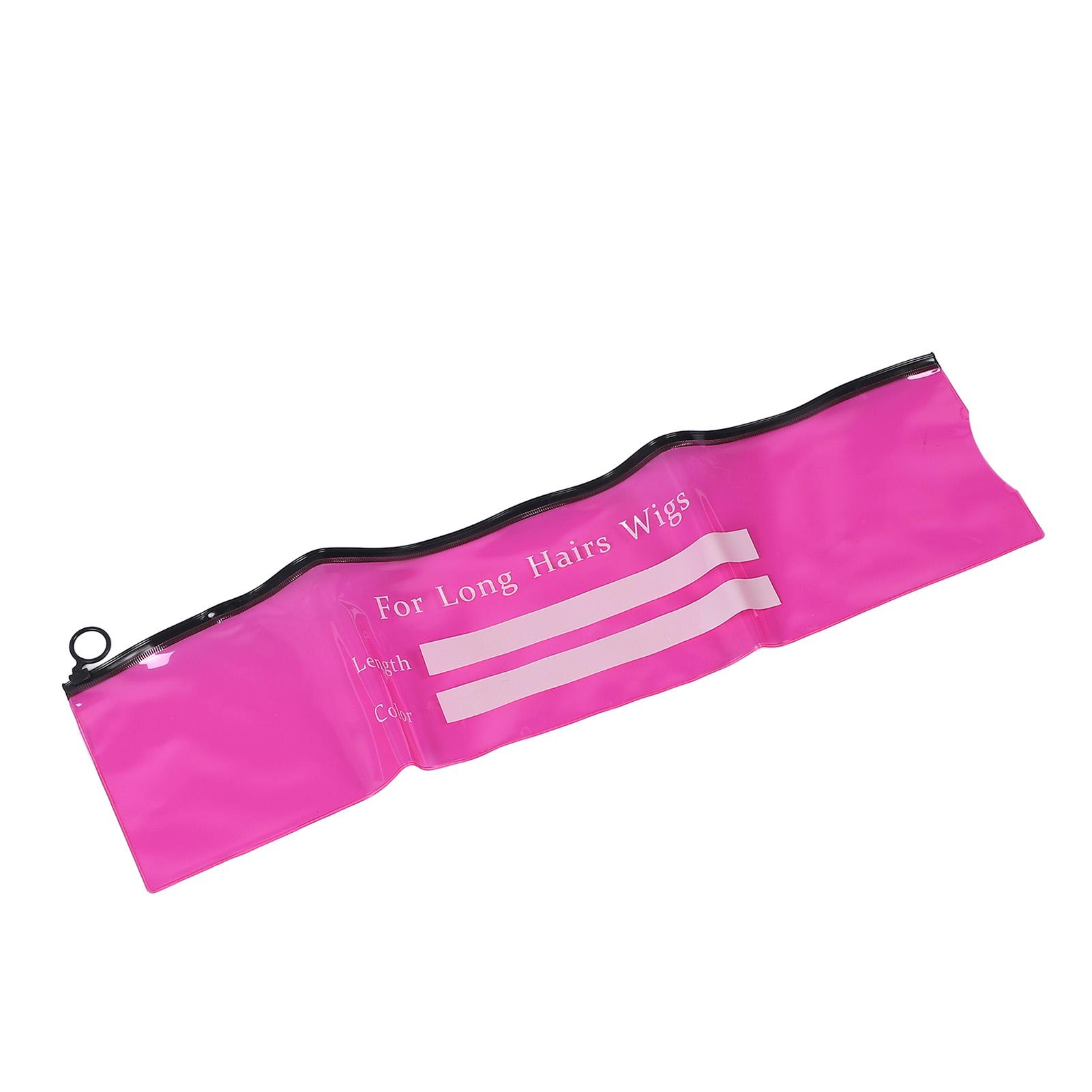 

5 Set Hair Extension Holder Bag Water Proof Anti Dust Hair Extension Holder Transparent PVC Sealed