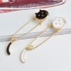 Of Iikuru Safety Pin Brooch Pin Cute Pin Brooch Cat Fashionable Accessory Pin Parts Stole Pin Handicraft Handmade Y645 [Set 10]