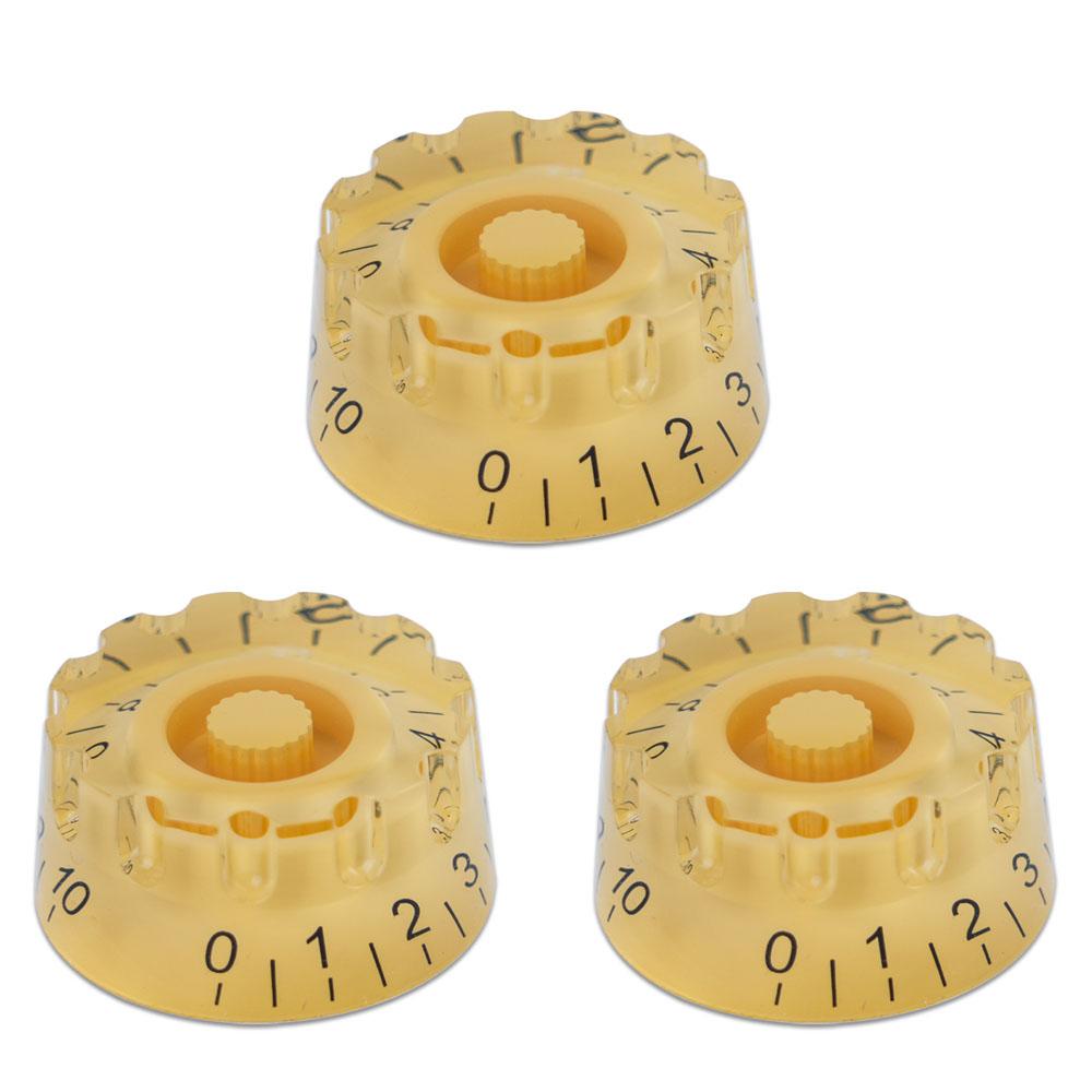 3pcs/4pcs Guitar Knobs Volume Tone Speed Control Knurled Knobs for EPI LP Import Guitar Bass