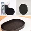 1 Pcs Soft Natural Black Bamboo Sponge Beauty Facial Wash Cleaning Cosmetic Puff Charcoal Black  Cosmetic Puff