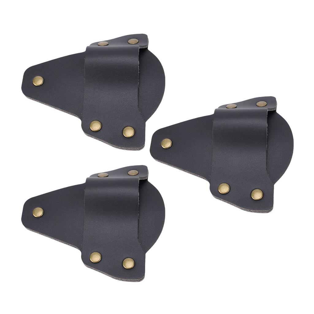 3 Pcs Flashlight Suitable for PolyTac 88850 Flashlight PU Leather Belt Holder