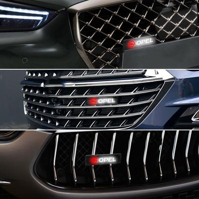 Luz de Coche LED Insignia Emblema Decorativo de Rejilla del Capó Delantero Para Adam Ampera Corsa Insignia Karl Rocks-e Astra Mokka Cascada