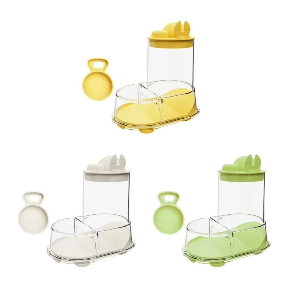 Large Capacity Pet Feeding Bowl Plastic Pet Food Water Dispenser  for Small Animals