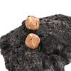 French Enamel Drip Oil Earrings: Stainless Steel, Irregular, Titanium Women's Luxury