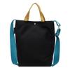 Simple canvas bag, men's and women's tide large-capacity portable shoulder bag, casual student class messenger bag