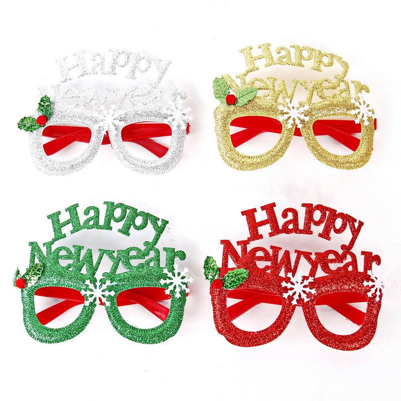 Creative Christmas Glasses - Santa, Snowman, Antlers for Adults & Kids