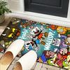 Cup-head And Mugman Adventure Office Rug Chair Mat, Game Carpet, Suitable for Front Door, Bedroom, Living Room, Desk, Holiday Gift