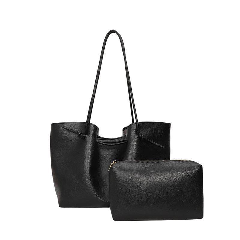 Korean Large Capacity Tote Bag - Women's 2025 Autumn/Winter Fashion Underarm Shoulder Bag