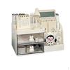 Desktop Book Stand Organizer with Drawer and Pen Holder, Desk Storage for Office Supplies, Large