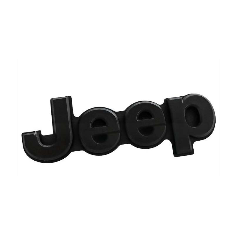 ABS Car Front Grille Emblem for JEEP Grand Cherokee Compass Wrangler Renegade JK JL Patriot Badge Auto Stickers Accessories ALT1