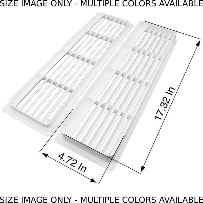 Aérateur - vent systems - grille d'aération - 45,7 x 12,7 cm - installation facile - plusieurs couleurs