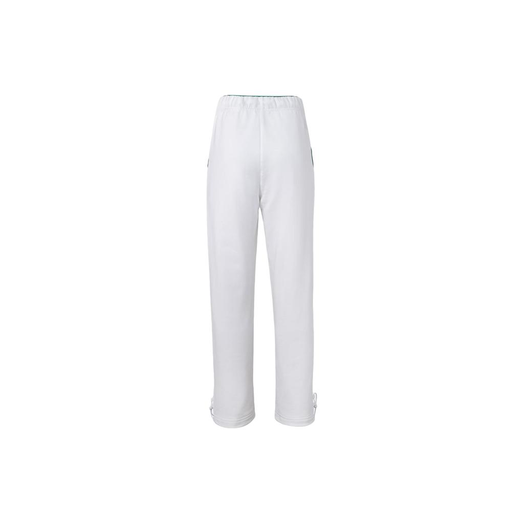 adidas Verbiage Pt1 Graphic Logo Drawstring Knit Track Pants Women Bottoms White JD3471