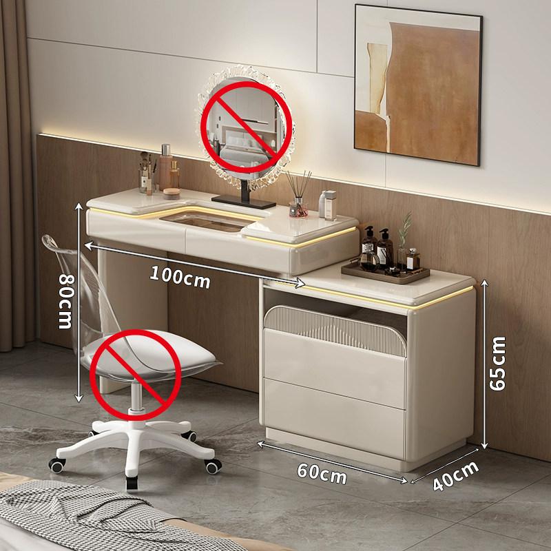 Chest Of Drawers Dressing Table Light With Mirror Stool Hotel Makeup Vanity Desk Luxury Wooden Hairstyle Bedroom Furniture