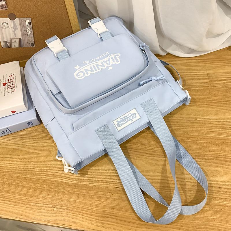 School bag Children's elementary school students Girls Junior high school students High school students Two-piece set Backpack