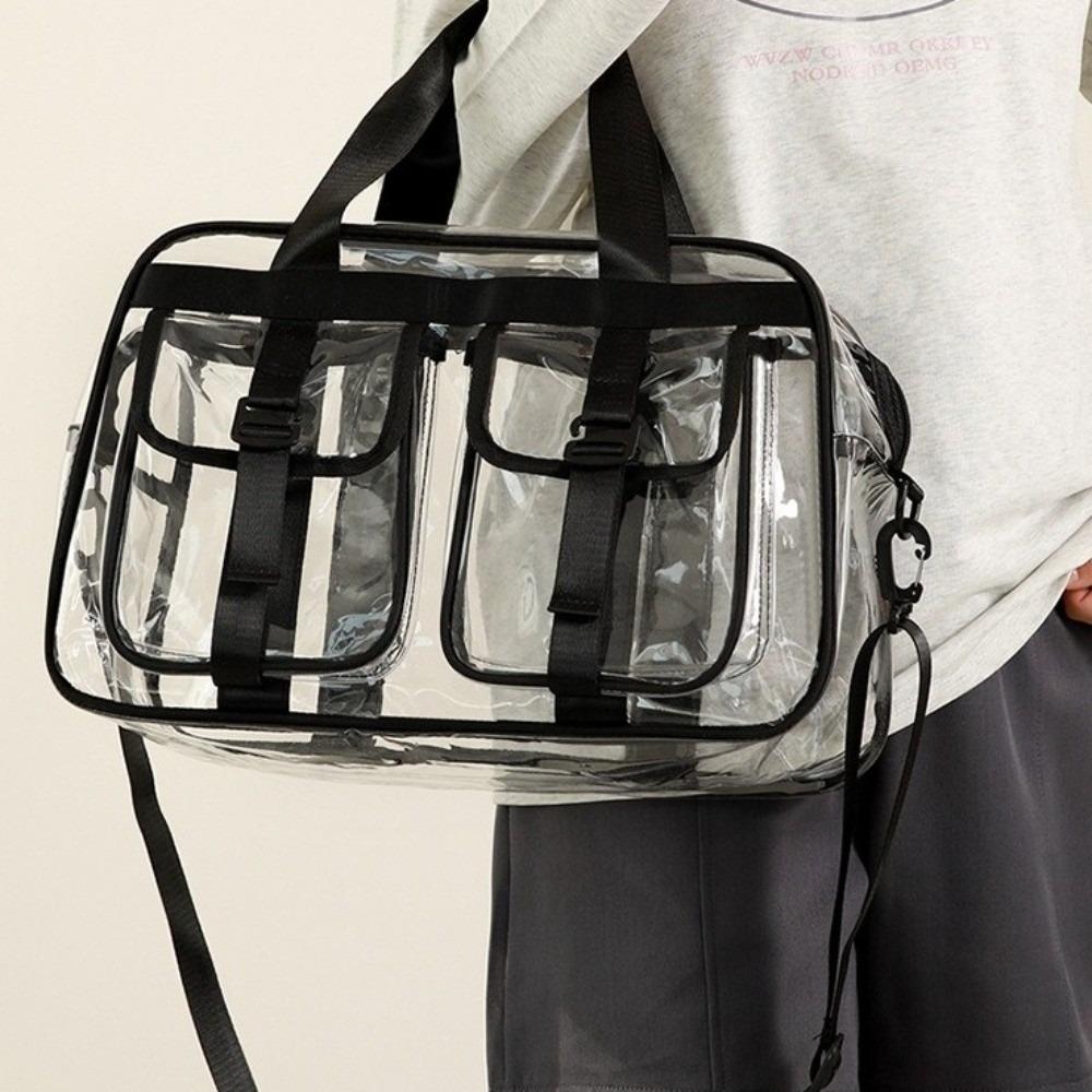 Waterproof Washing Storage Bag PVC Toiletries Handbag  Water-sprinkling Festival