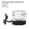 Water Cooling Pump Acrylic Aluminum Computer Accessory Heat Sink Mute for PWM Speed Control