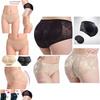 Breathable Padded Butt Lifting Panties Lace Seamless Hip Enhancer For Women