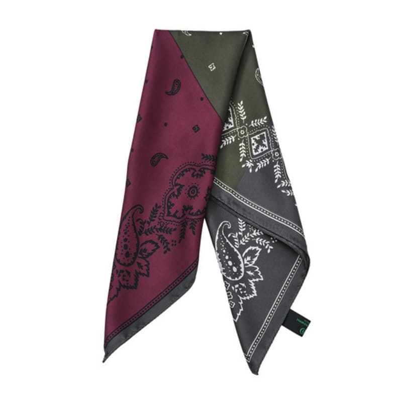 

DOYOUKNOWMC ВСЕСЕЗОННЫЙ Квадратный платок Пейсли Бургунди Маленький Burgundy