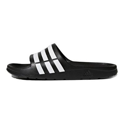 Duramo Slide Čierne Unisex Sandále Biela G15890 Unisex G15890