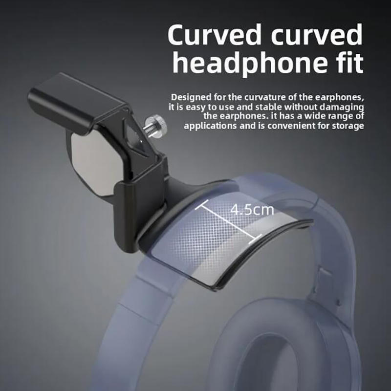 1 Pc Headset Hanger Mount for Monitor Under Desk Adhesive Headphone Holder Stand Gaming Headset Stand with Strong Sticker