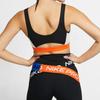 Nike Swoosh Icon Clash Dri-FIT Medium Support Sports Bra Women Underwear Black White Orange CJ0707-010