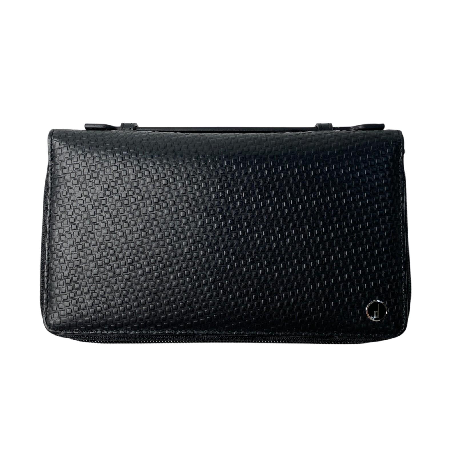 

Used DunhillPurse black leather mens