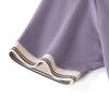 MONTAGUT Men's Breathable Silk Blend Polo Shirt with Seagull Collar