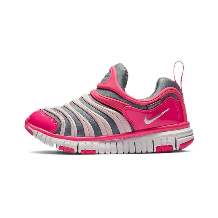 Nike Dynamo Free Slip Resistant Cushioning Abrasion Resistant Low top Kids Lifestyle Shoes Children Aged 3 7 Years Old 343738-019