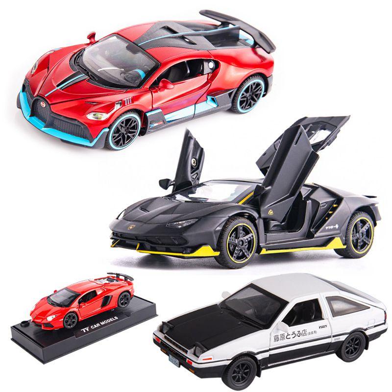 Exquisites 132 Diecast-Legierungs-Automodell Perfekter Sportwagen Bugatti Ae86 Lamborghini