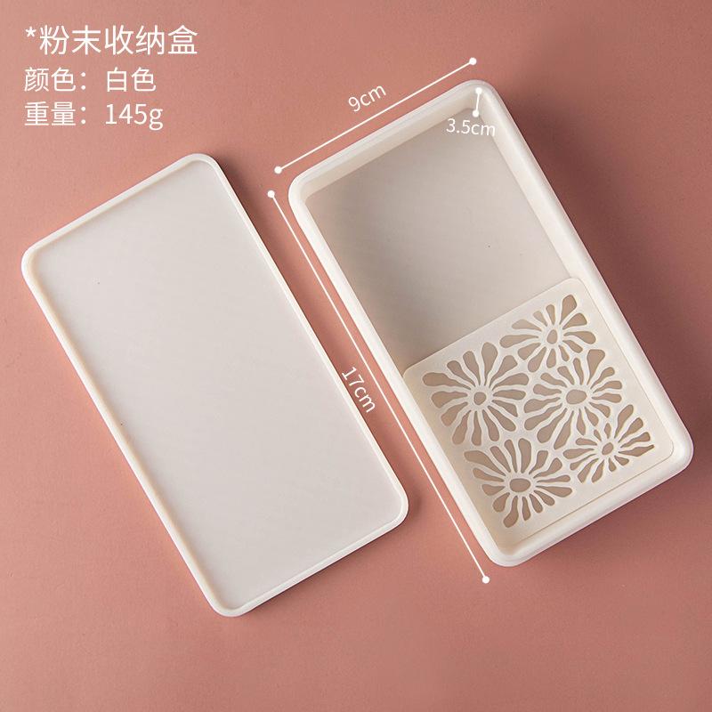 

Corn Starch Powder Storage Box - Anti-Stick Container with Polymer Clay Molds for DIY Crafts Home Use & Clay Tools