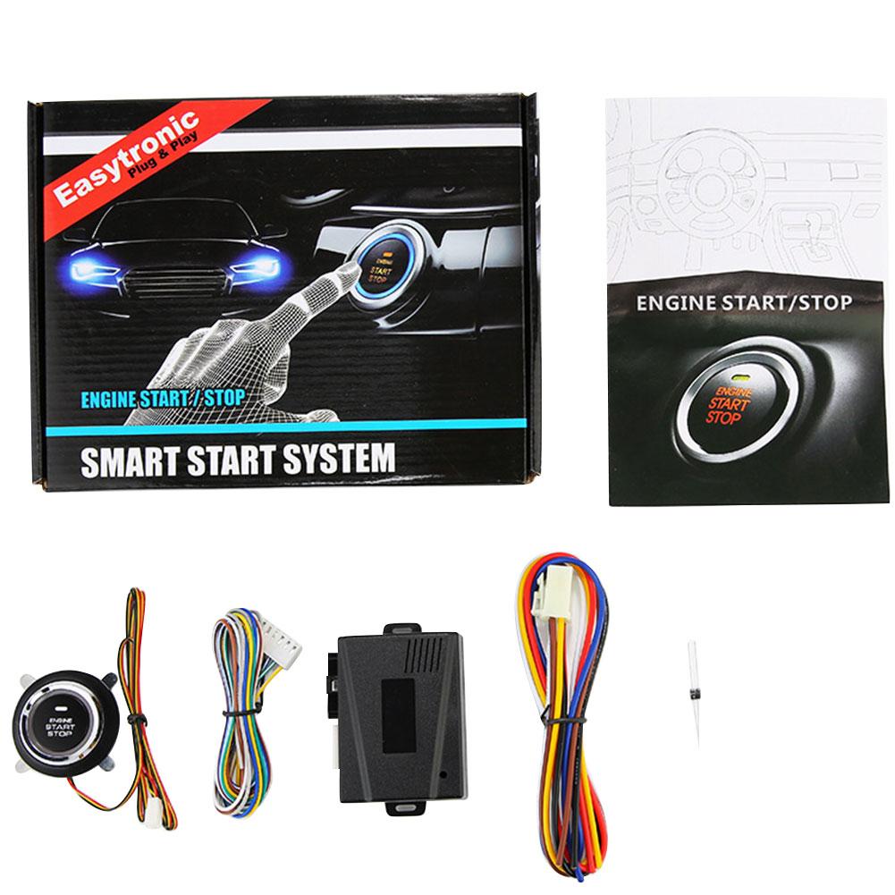DC12V Keyless Start System Remote ControlStep Start Stop Car EngineButton Auto Key Less Entry System