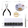 A Set Jewelry Findings Tool Set Open Jump Rings,Jewelry Pliers, Lobster Clasps hooks, jewelry tweezers Jewelry Making Supplies