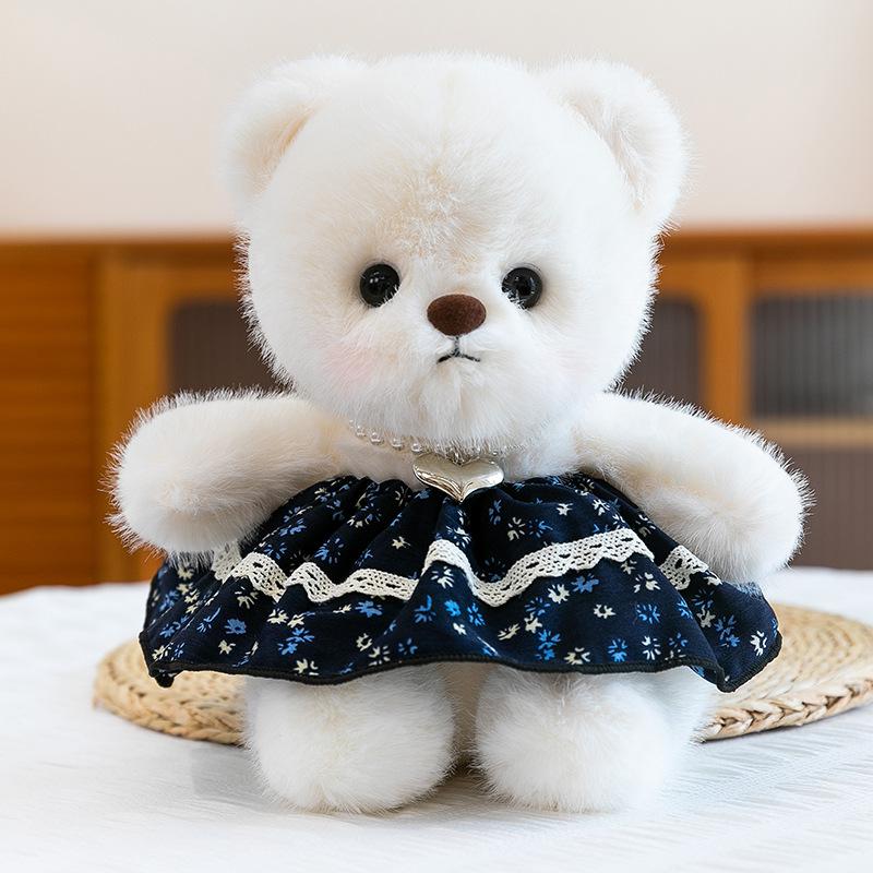 Sweater Bear Doll Catching Machine Doll Eight-Inch Doll Teddy Bear Plush Toy Birthday Gift Girl Hugs Bear