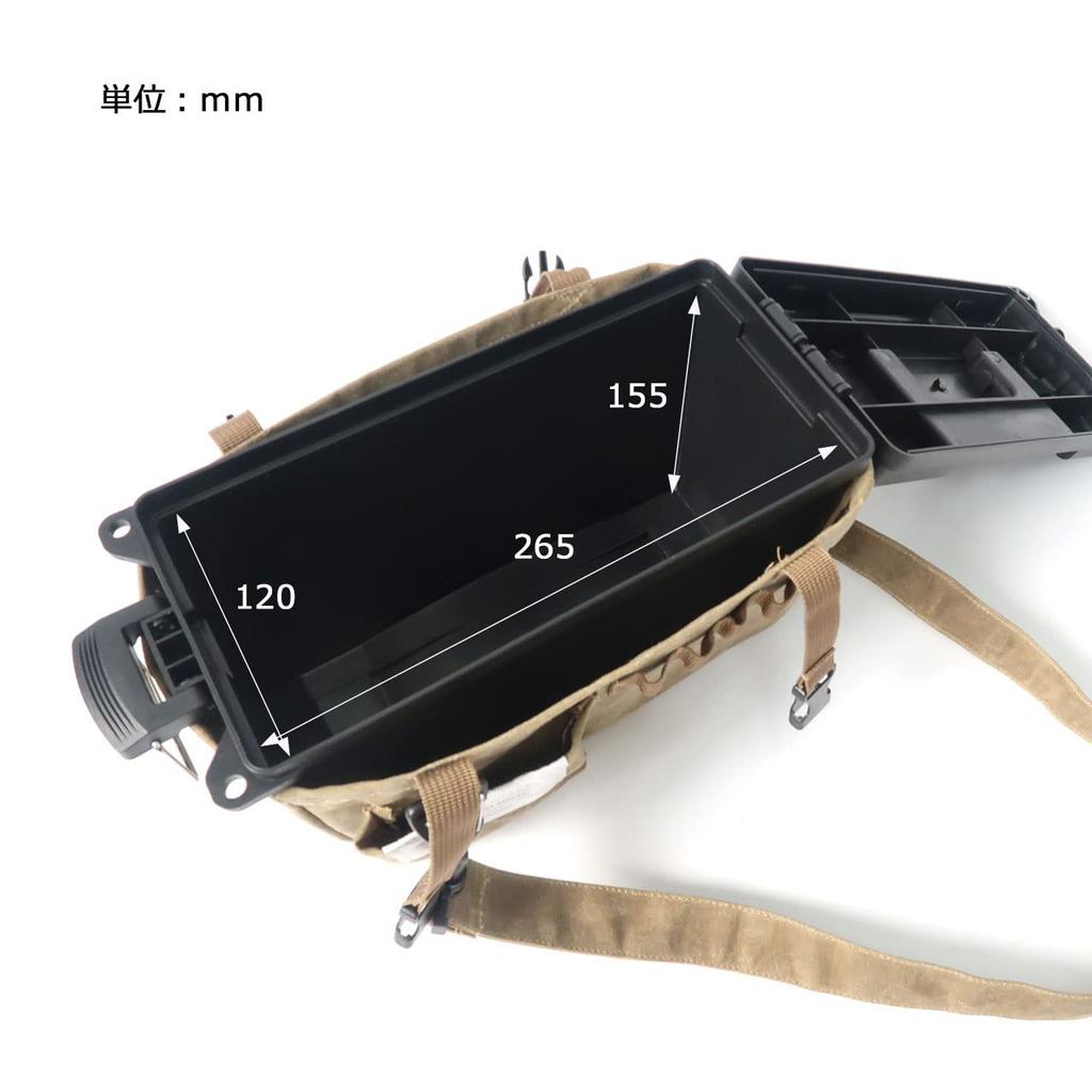 POST GENERAL Waxed Canvas Ammo Tool Box (Gray)