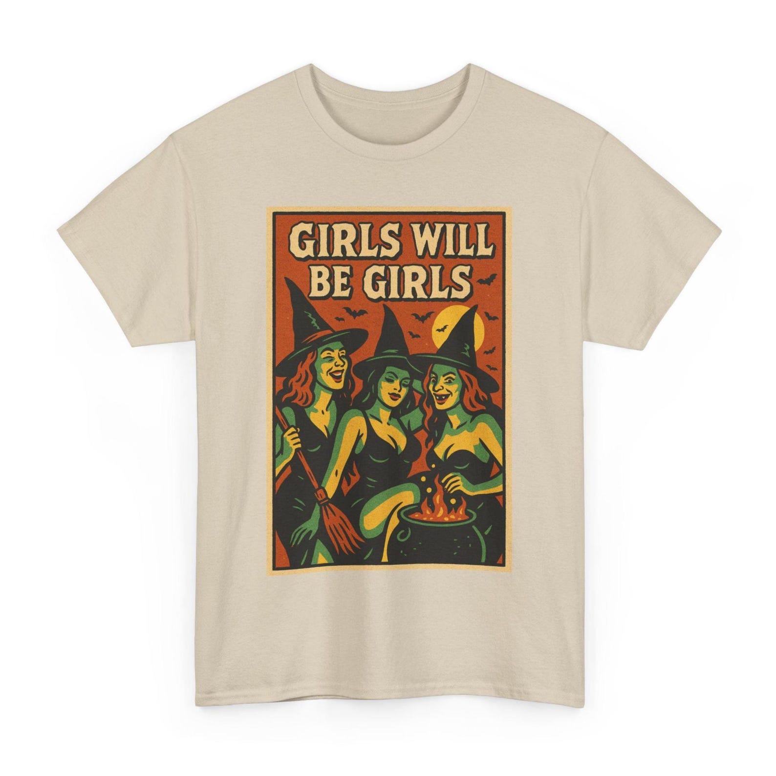 Retro Comic Feminist T-Shirt: Girls Will Be Girls, Empowering Tee XL