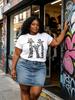 Women's Giraffe Graphic T-Shirt, Casual Loose Fit Crew Neck Short Sleeve Top, Medium Stretch, Machine Washabl