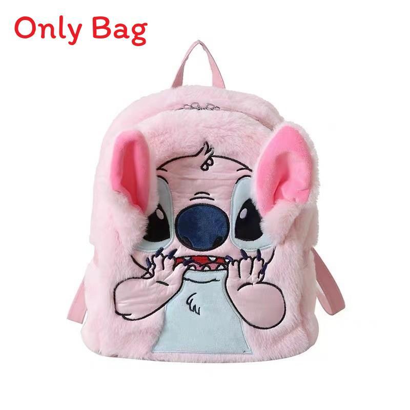 Stitch Plüschtier Tasche mit Canvas Innentasche für den täglichen Freizeitgebrauch
