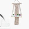 Cotton Rope Storage Rack for Bedroom Handwoven Tapestry Storage Rack Swing Rope Floating Shelf Wall Hanging Organizer