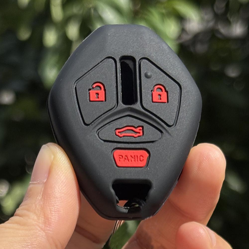 

Silicone Car Key Case For Mitsubishi Lancer Evolution Galant Eclipse Remote Key Chain Cover Shell Remote Key Protect