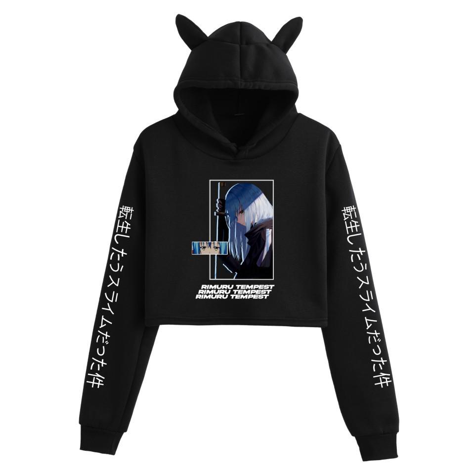 New Women's Cat Ear Hoodie: Reincarnated as a Slime Design