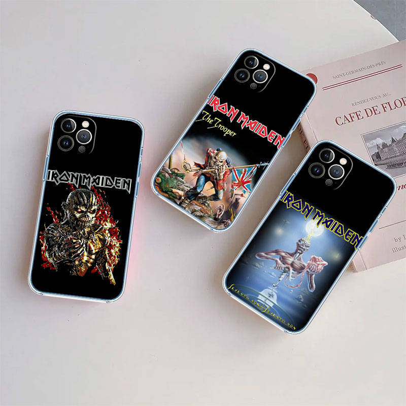 JO32 Iron M-Rock Maiden Phone Case for Motorola E22S E7 G6 G7 G8 G9 Plus Power Play G10 G20 G04 E30 E40 E22 E20 E13 G22 G23 G Stylus Play