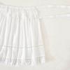 Practical Elastic White Fringed Bed Skirt Ruffled Dust-proof Under-bed Covering Skirt Stretchable Romantic Bed Cover Hotel