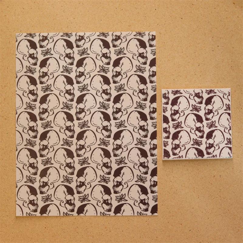Halloween Theme Series Polymer Clay Transfer Paper DIY Earrings Jewelry Coloring Color Sticker Ceramic Craft Pottery Making Tool